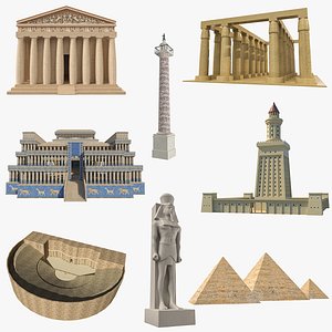Ancient Monuments Collection 3D Model