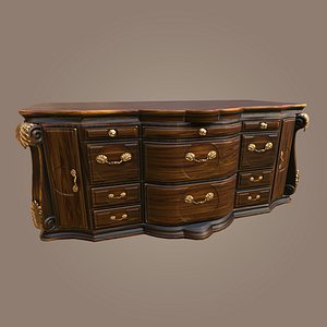 ornate victorian cabinet model