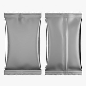Matte Silver Foil TCG Booster Pack Mockup