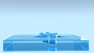 Water Splash Animated Alembic 01
