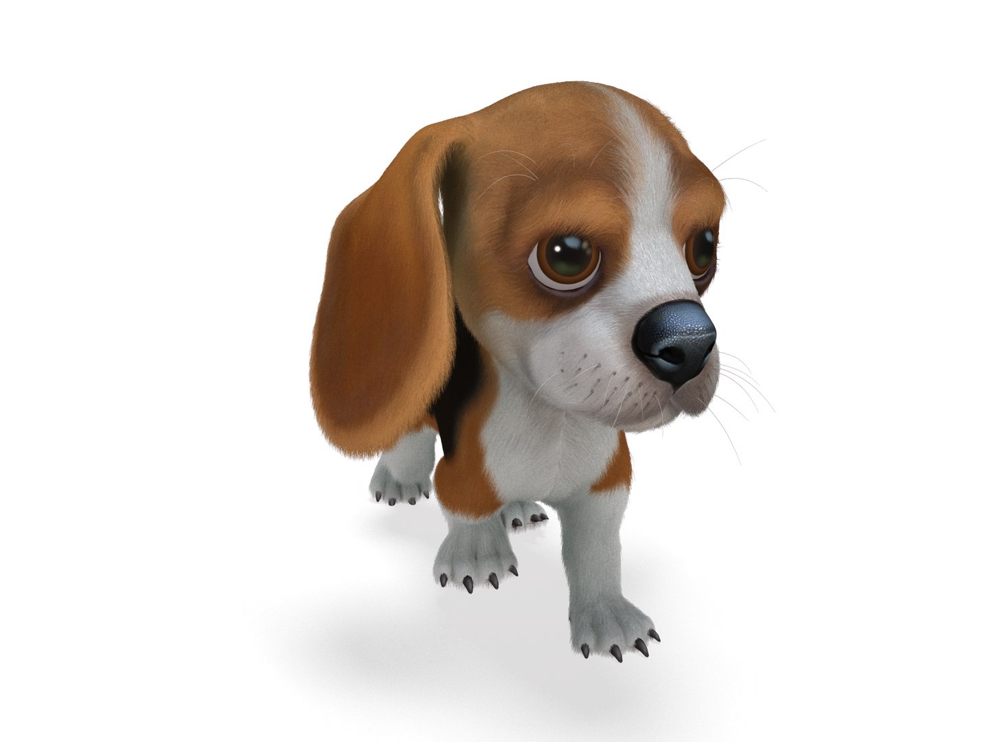 dog puppy rigging animation max