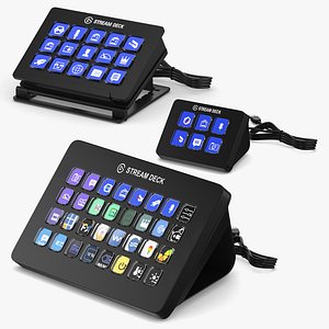 3 Elgato Stream Decks Collection
