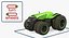 self-driving drone tractor dusty 3D