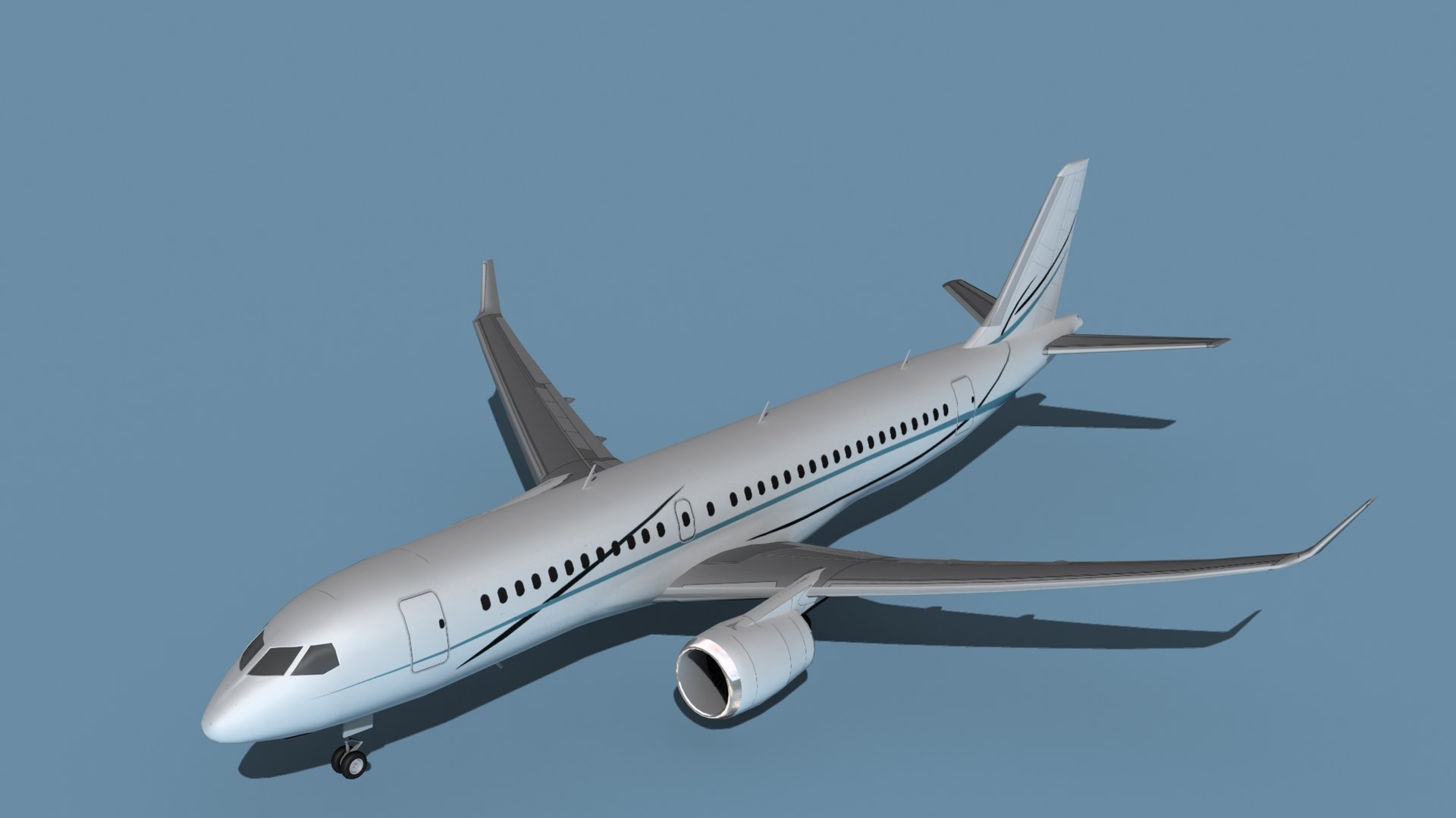 Bombardier CS100 Corporate 3 3D model - TurboSquid 1763227