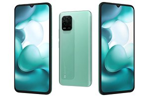 Xiaomi mi Youth Green Low Poly
