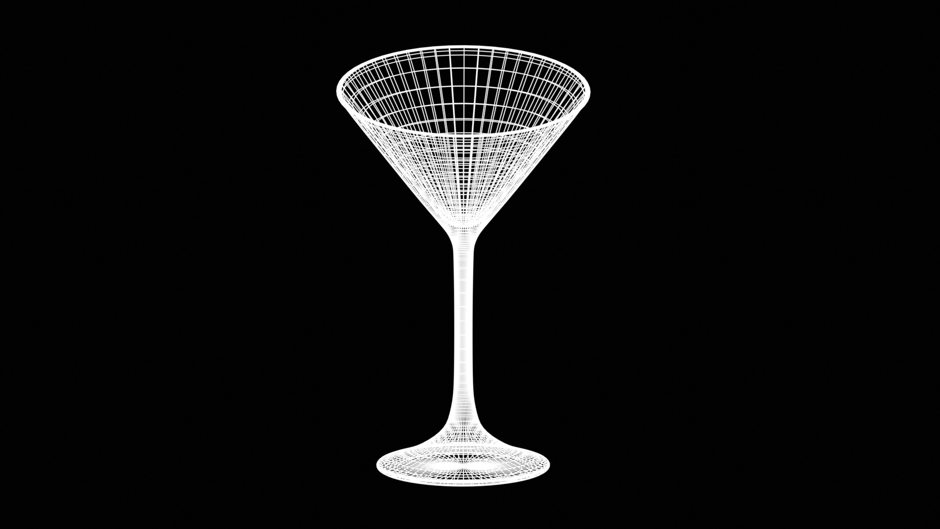 3D Glassware-Martini Glasses-GAME READY LOW POLY PBR 3D MODEL Low-poly ...