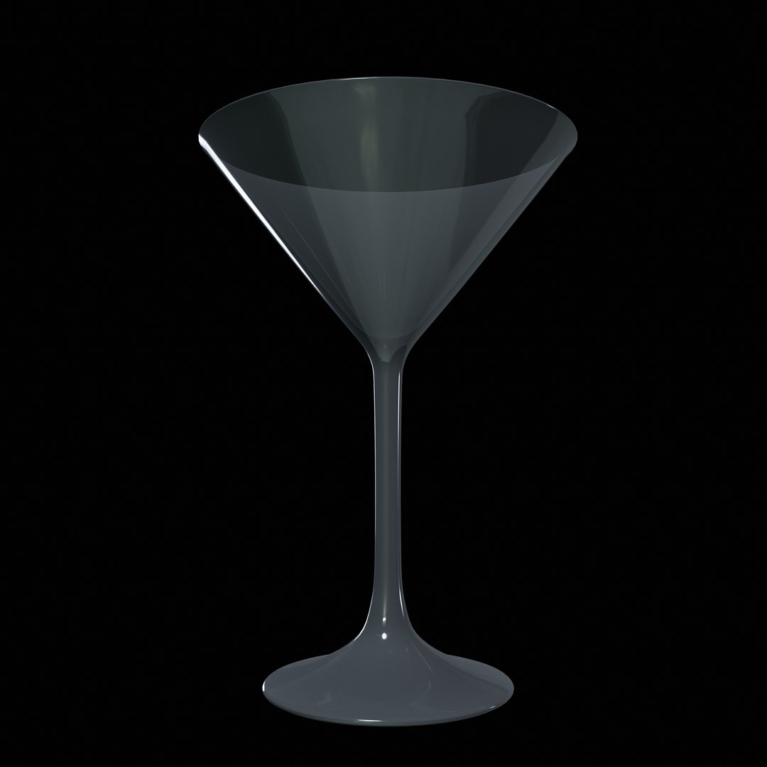 3D Glassware-Martini Glasses-GAME READY LOW POLY PBR 3D MODEL Low-poly ...