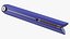 Woman Hair Straightener Dyson Corrale Blue Closed State 3D model