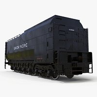 Trailed Tender for Locomotive Rigged