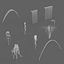 10 PACK Water fountain jet - Animated