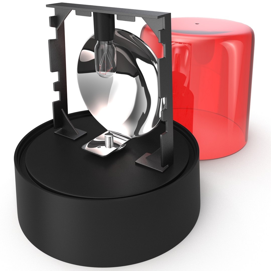 3d Warning Light 2