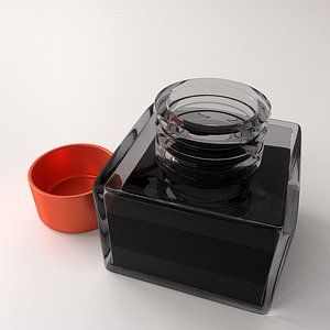 3d model ink bottle