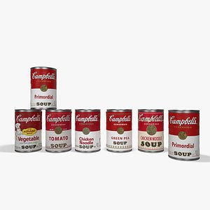 3D model campbells canned