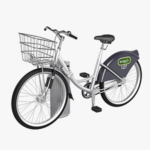 3ds max city bicycle parking