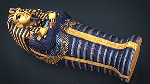 egyptian sarcophagus 3D model