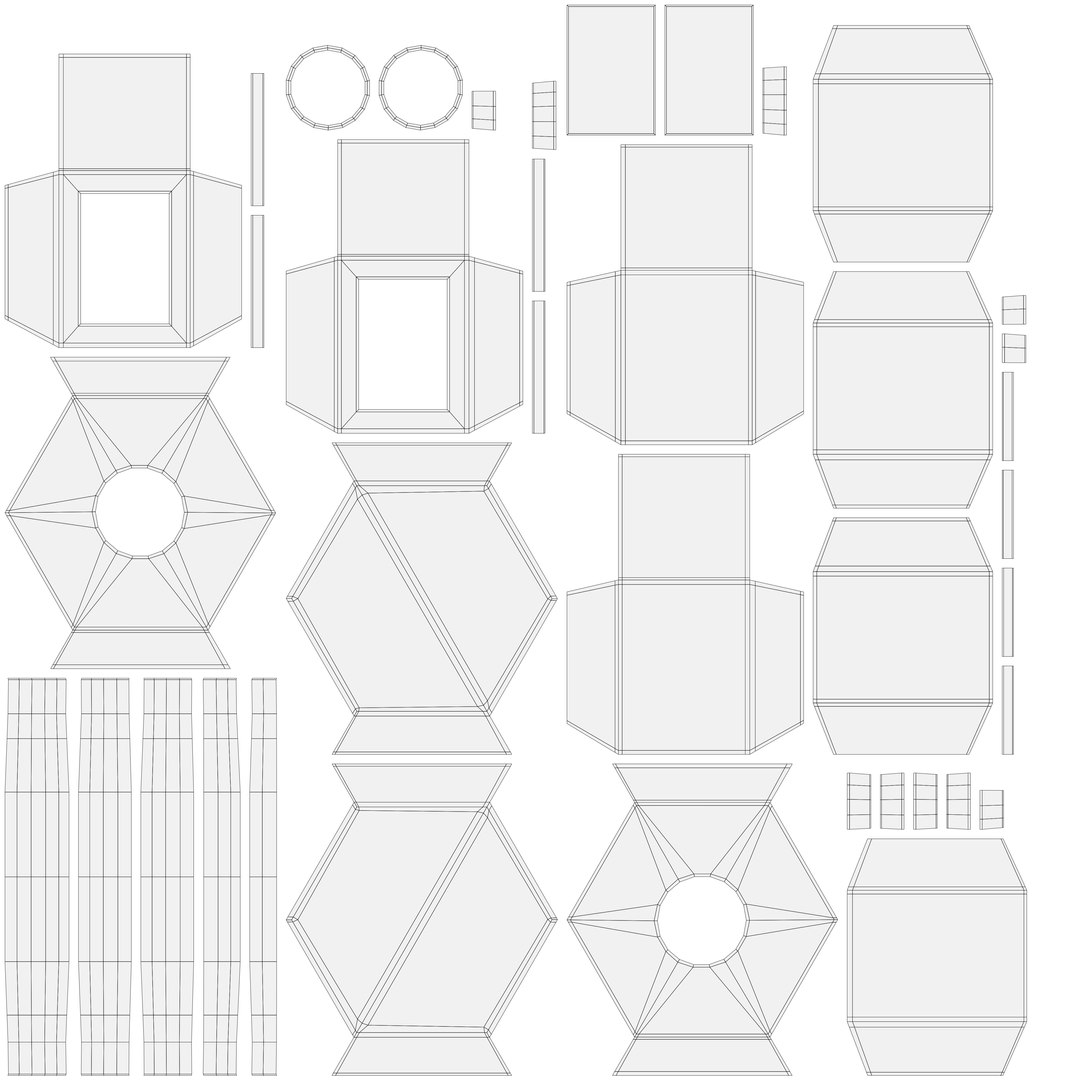 Hexagonal dumbbell 3D - TurboSquid 2132972