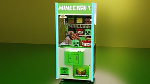 3D Minecraft Claw Machine
