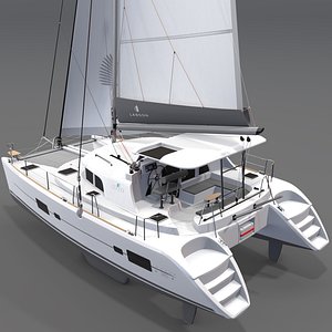 3D Catamaran Lagoon 380
