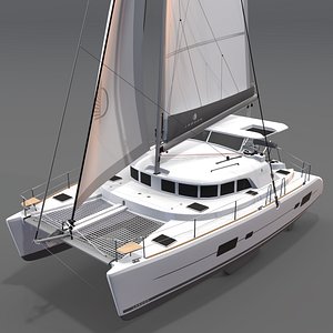 3D Catamaran Lagoon 380