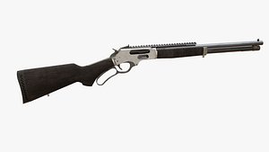 Lever action rifle Marlin 3D model