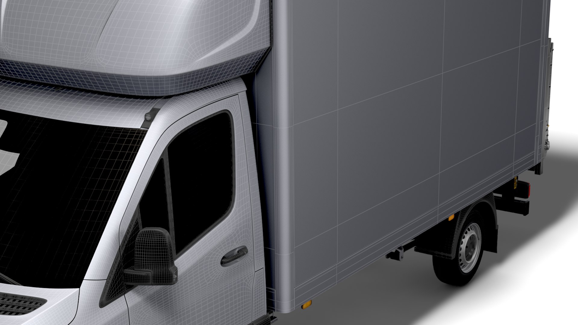 3D Model FreightlinerSprinterLutonTailLift2023 - TurboSquid 2055318