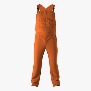factory worker orange overalls max