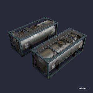 Container 3D model