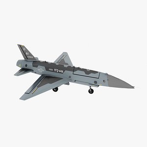 FQ-44A Fury Collaborative Combat Aicraft Game Ready 3D Model