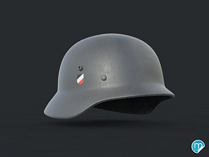 stahlhelm german helmet 3D model
