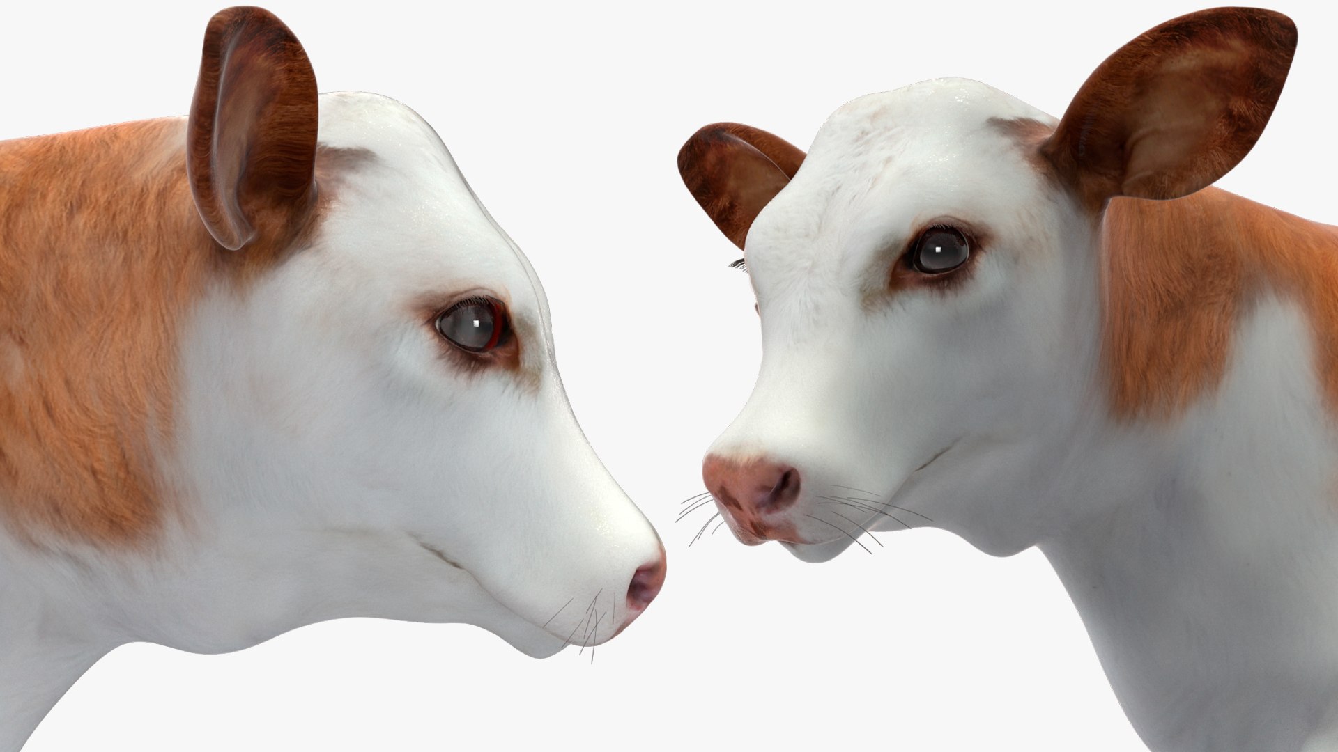 3D Cow Calf In Walking Pose - TurboSquid 2259031