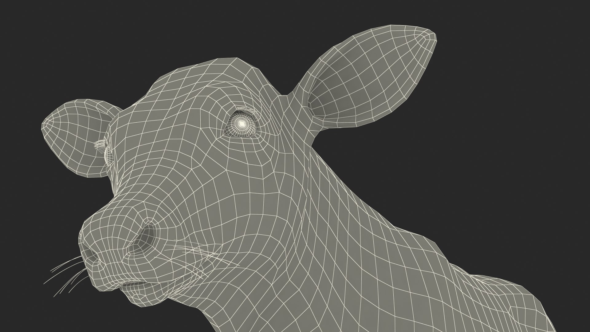 3D Cow Calf In Walking Pose - TurboSquid 2259031