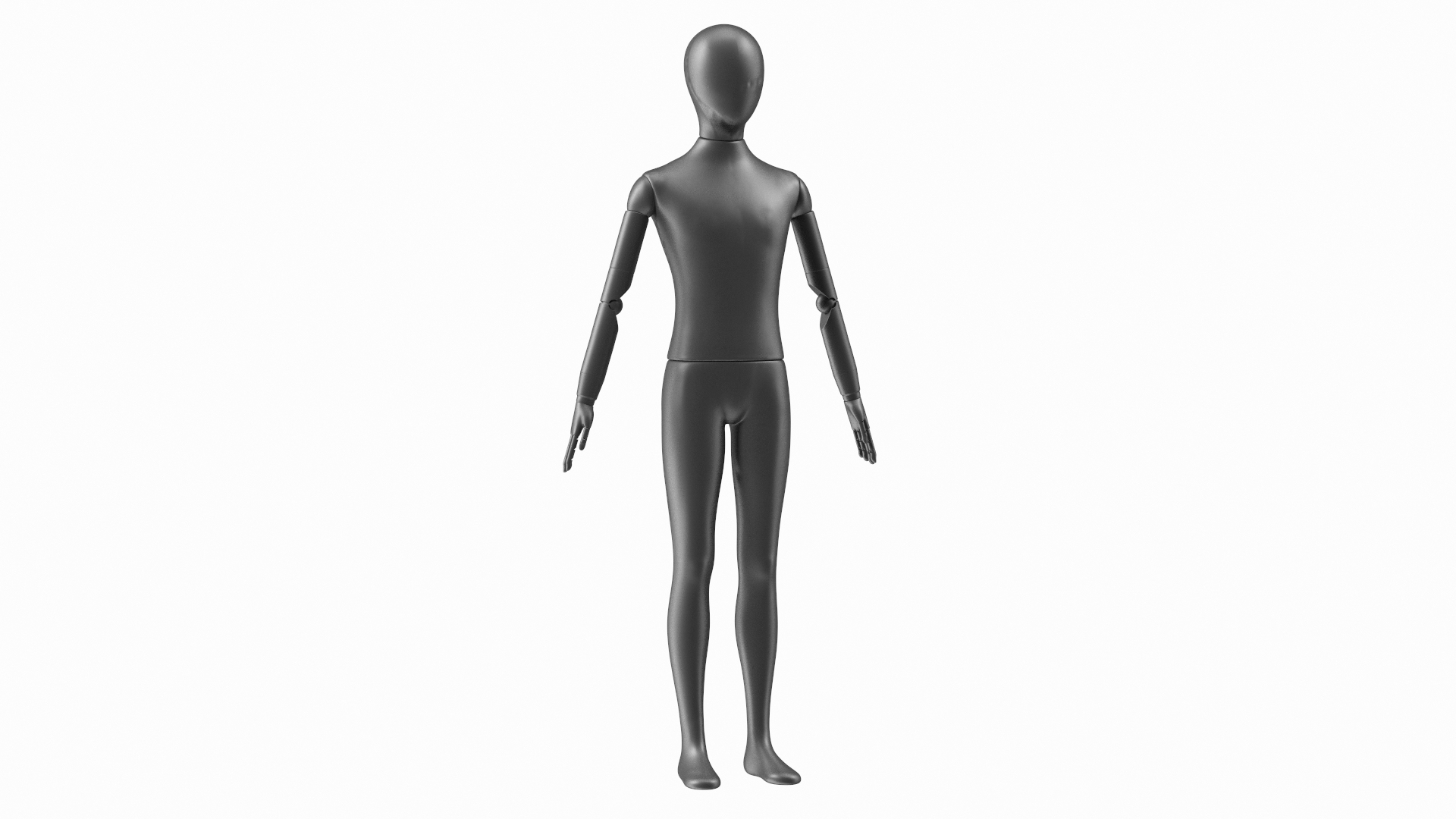 Flexible Child Mannequin Neutral Pose 3D Model $49 - .3ds .blend