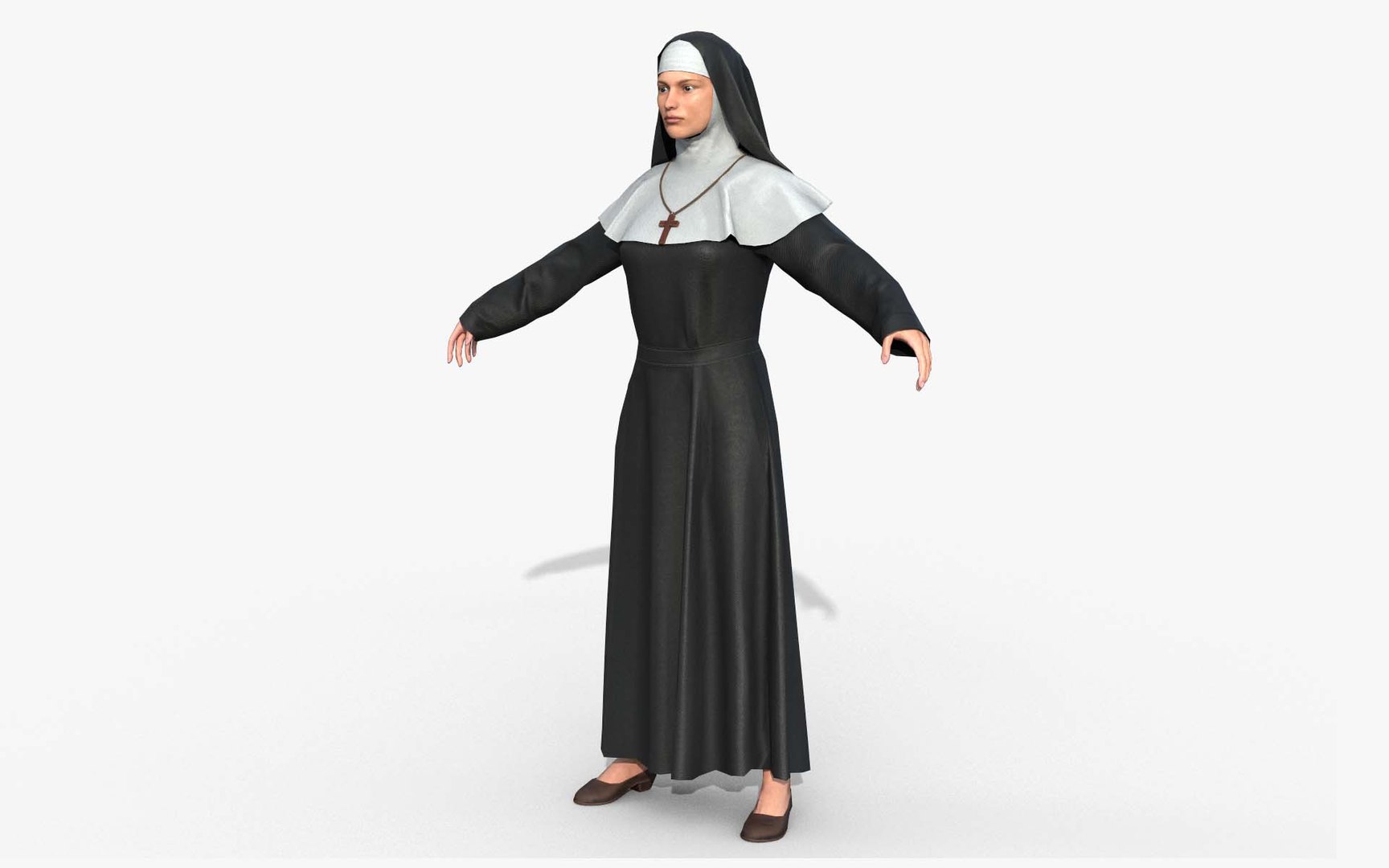 nun sister pbr 3D model https://p.turbosquid.com/ts-thumb/73/JPk5i6/Kk964wQh/nun_02/jpg/1577274978/1920x1080/fit_q87/367f42f252a6bfa3e19c0b2b41c73706f91a8fdf/nun_02.jpg