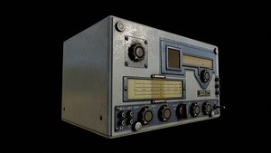 Ricevitore RR1 - Vintage Military Radio 3D
