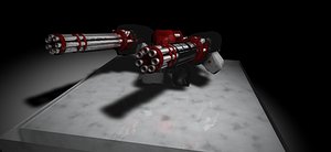 gun turret 3d model
