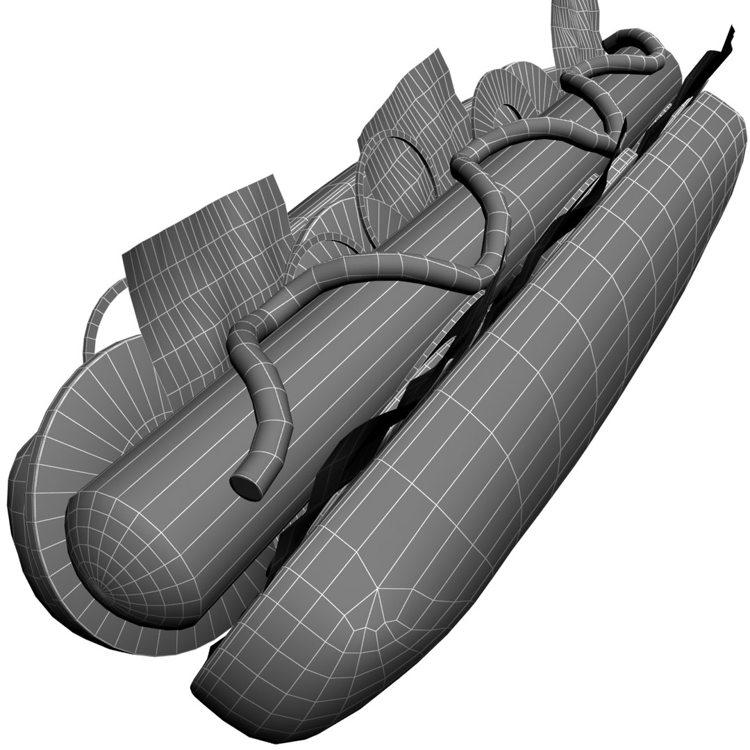3d Hot Dog Model