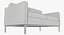 Knoll Florence White Leather Seating Set