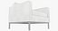 Knoll Florence White Leather Seating Set
