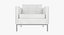 Knoll Florence White Leather Seating Set