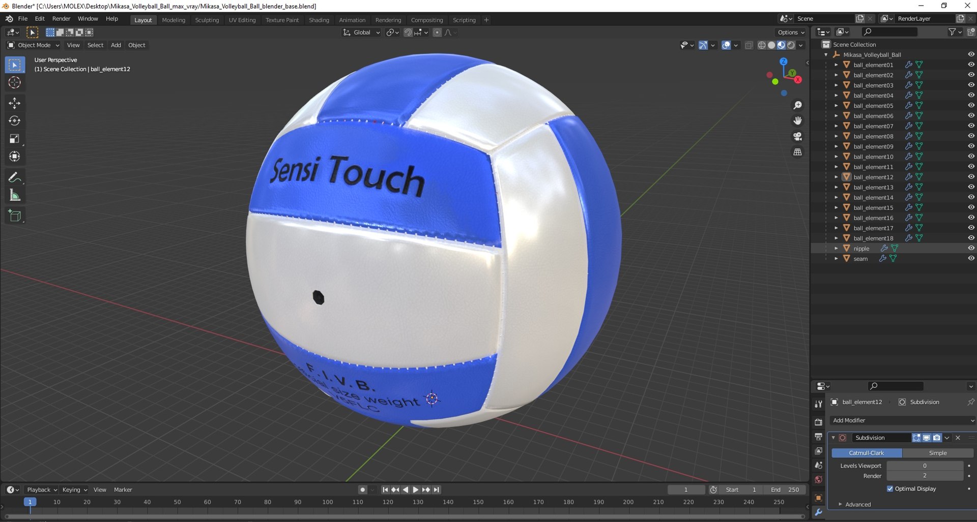 3D Mikasa Volleyball Ball https://p.turbosquid.com/ts-thumb/73/cKF1zP/sO/mikasavolleyballballvray3dmodel028/jpg/1698342702/1920x1080/fit_q87/ffe73dcbf7d2e5fc3bdf862dacd7f7d1181b0e32/mikasavolleyballballvray3dmodel028.jpg