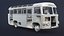 3D mid-poly bus paz-672 model