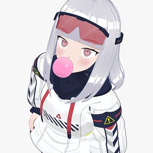 Blu - Anime Original Character 3D model