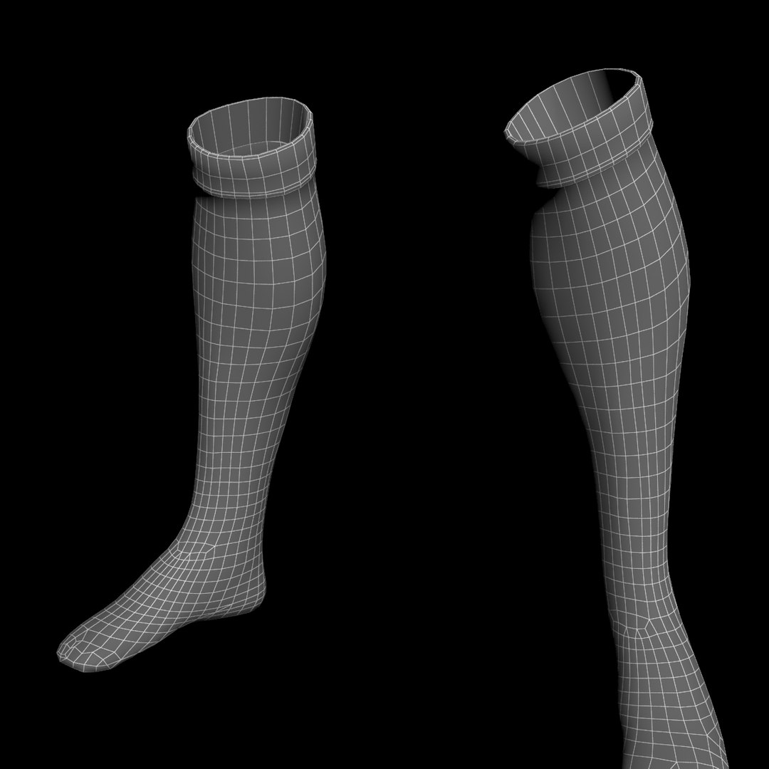 3d Realistic Socks V2 Model