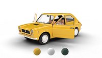 Fiat 127 1971 HQ 3d model