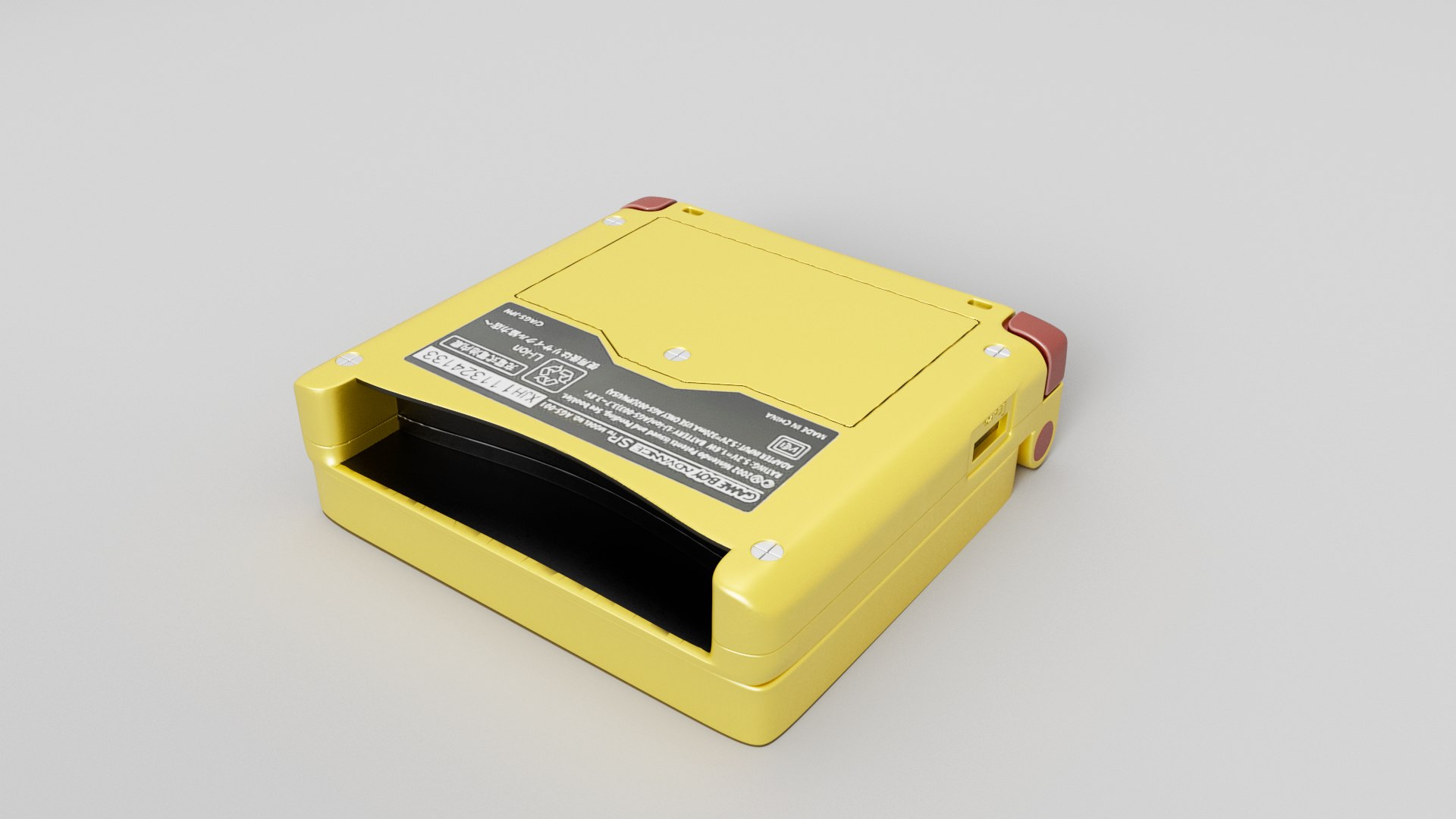 Gameboy Advance SP Collector Model - TurboSquid 2099737