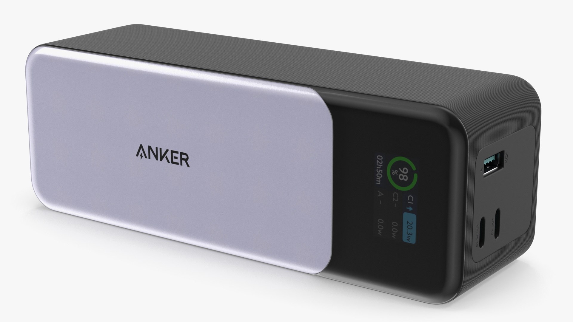 Anker 737 Power Bank with Smart Display 3D model preview