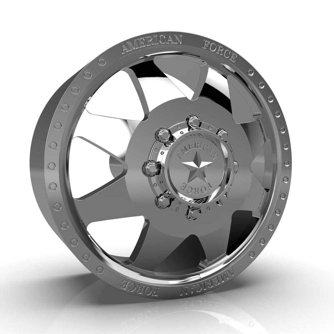 3D AMERICAN FORCE DB02 MONUMENT DBO WHEEL RIM Model - TurboSquid 2147516