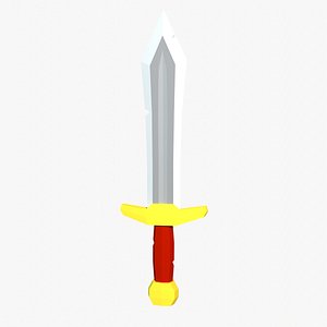 Toon Shortsword Lowpoly