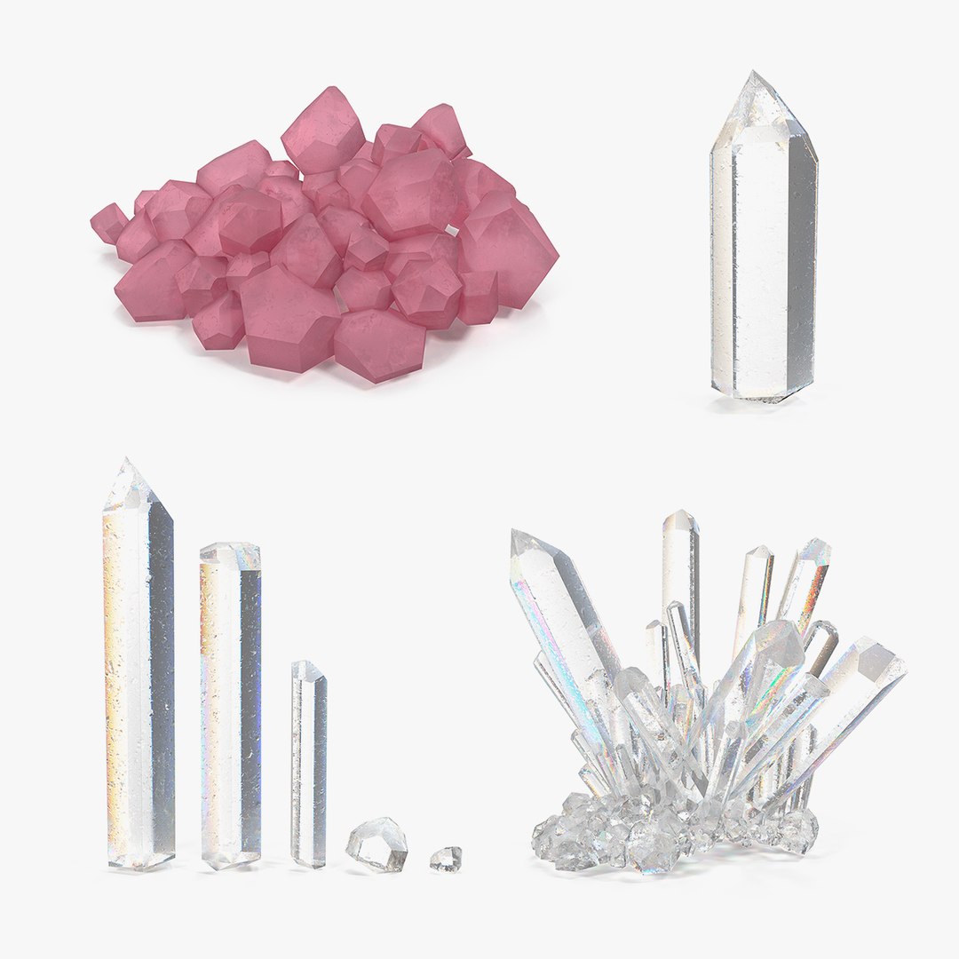 Mineral Quartz Collection 2 3D model preview