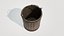 Medieval Wooden Bucket PBR model